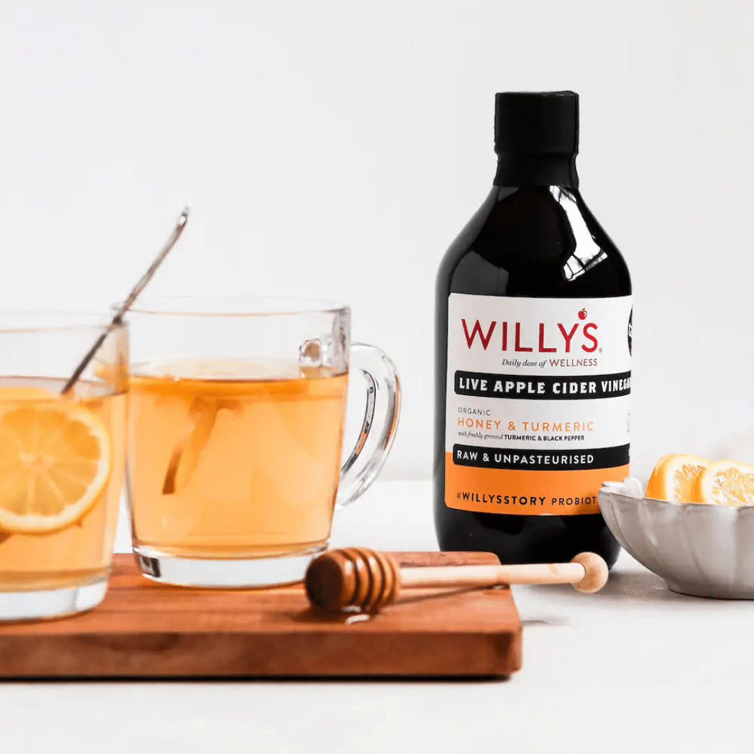 【腸活に最適な善玉菌】オーガニックリンゴ酢 Willy's ACV(500ml)