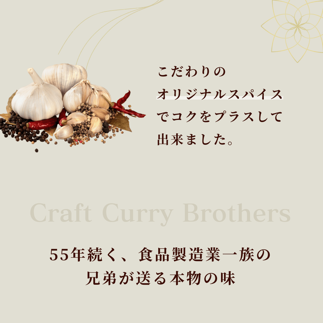【食品添加物不使用】クラフトカレーブラザーズ(5~6食分)